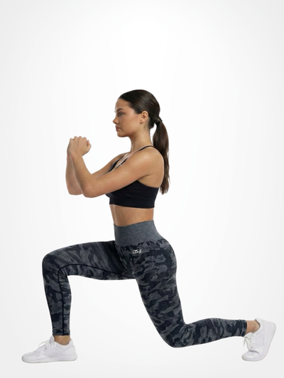 Zwarte Camo Legging