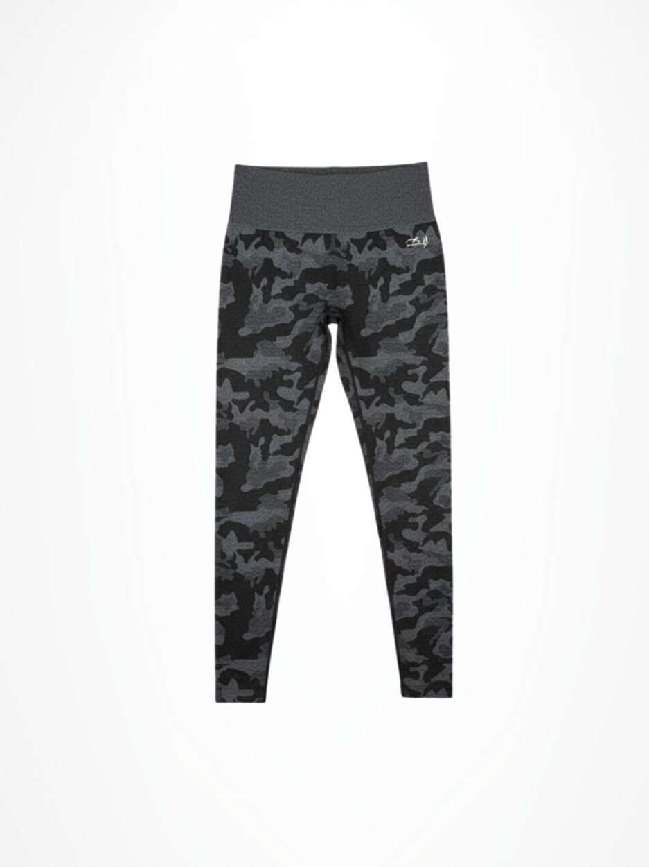 Zwarte Camo Legging