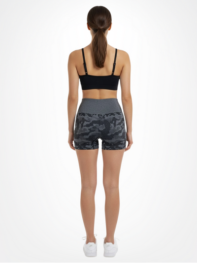 Zwarte Camo Short