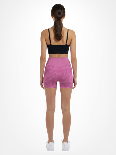Roze Camo Short
