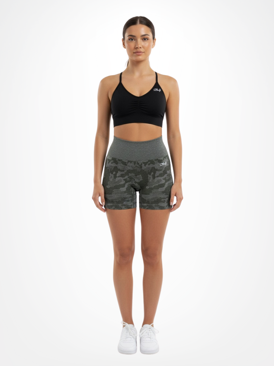 Kaki Groene Camo Short