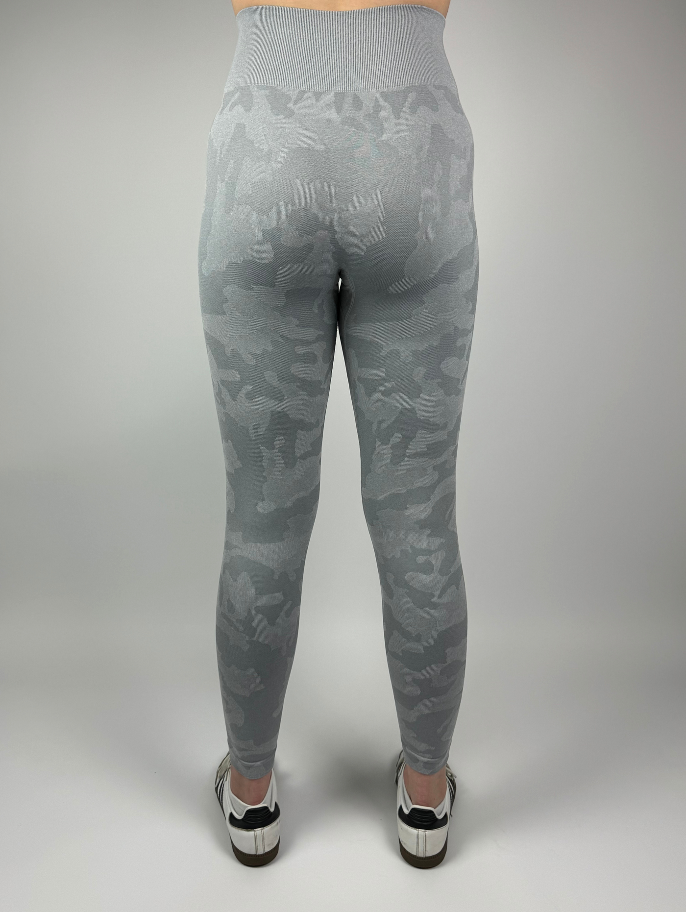 Grijze Camouflage Legging Dames