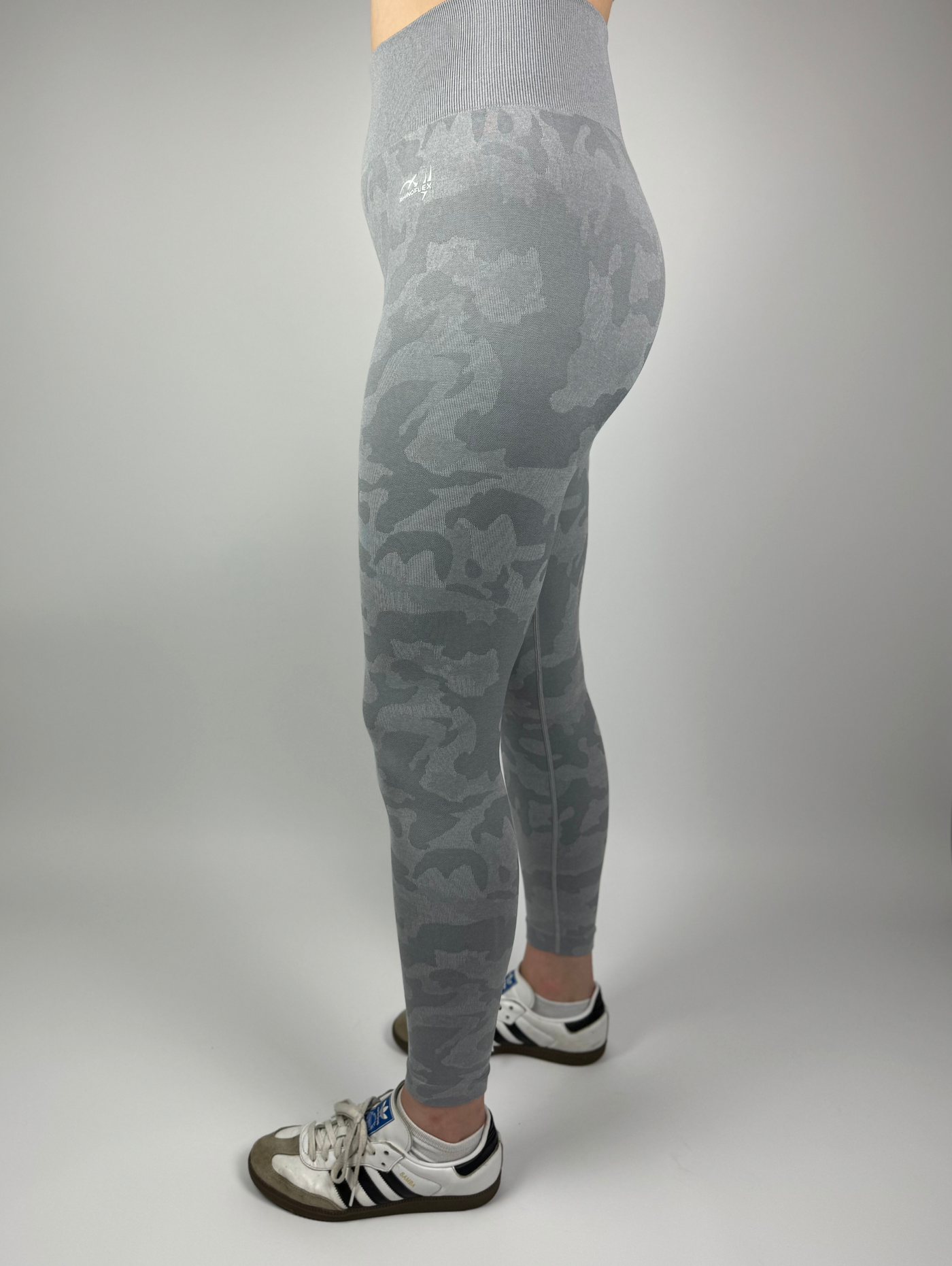 Grijze Camouflage Legging Dames