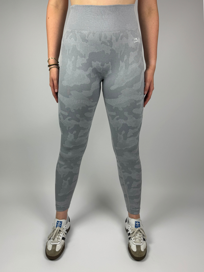 Grijze Camouflage Legging Dames